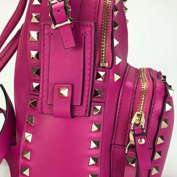 Valentino Rockstud Leather Rockstud Mini Backpack - Picture 7 of 8